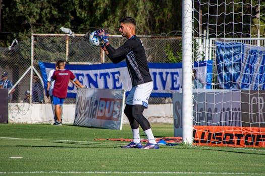 goalie training session