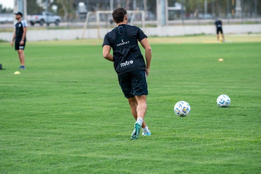 lacrosse player practicing visualization