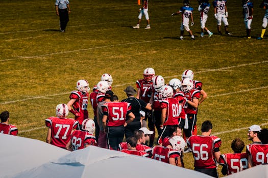 lacrosse players in formation